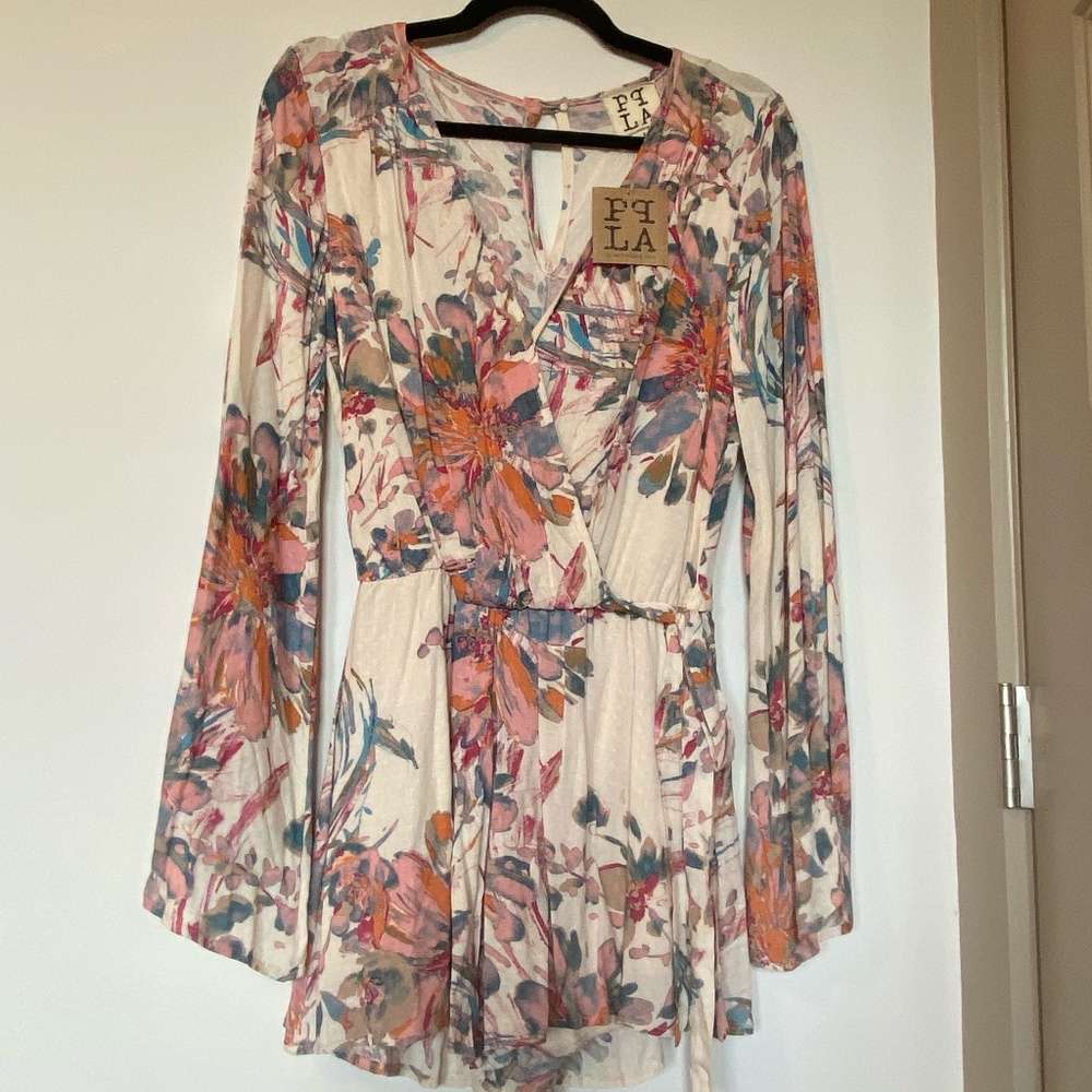PPLA Flare Sleeve Romper